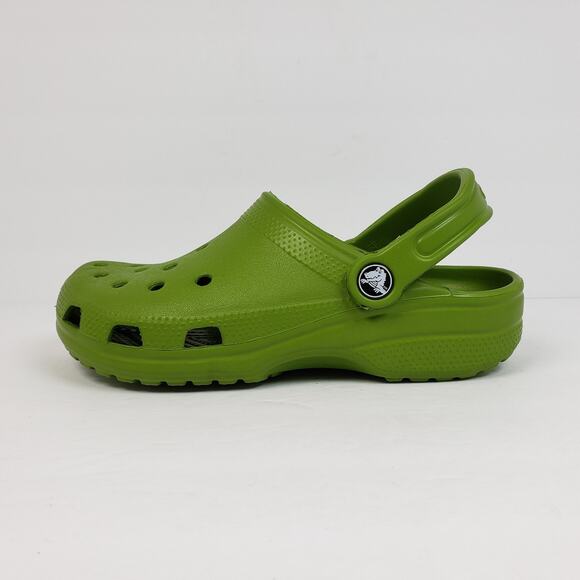 Crocs Classic Womens Size 6 Kids 4Y Green Slip On Comfort Clog Shoes 10001 - Picture 4 of 11